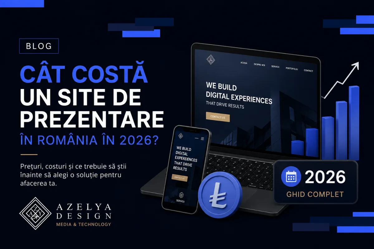 Cât costă un site de prezentare în România în2026?