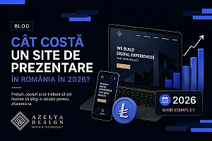 Cât costă un site de prezentare în România în2026?