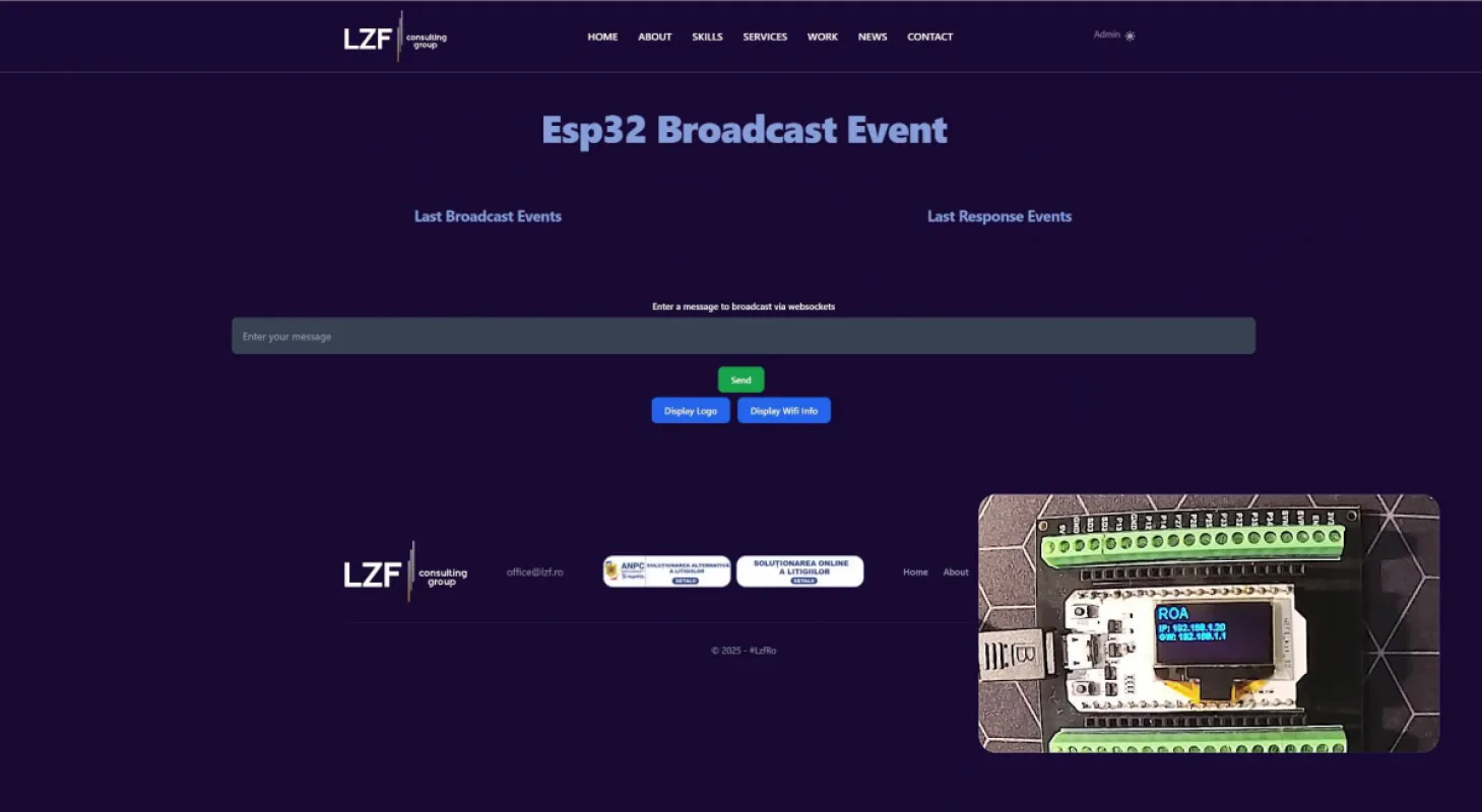 Esp32 real-time IoT & WebSocket